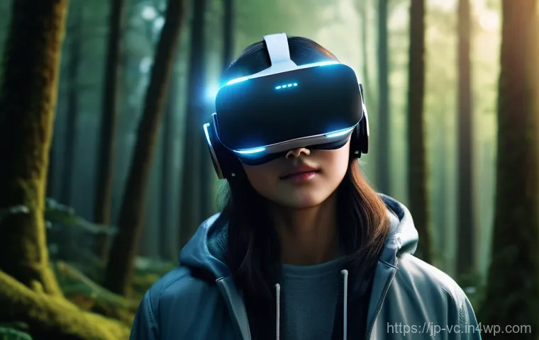 AI 음성 합성과 VR AR의 융합 - **Prompt 1: Immersive Emotional Connection in a VR World**
    "A young person, around 18-25 years o...